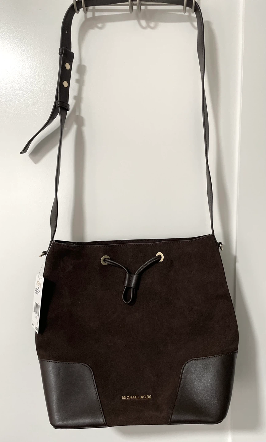 🧡 Michael Kors Cary Coffee MD Bucket Bag - Leather - photo 4