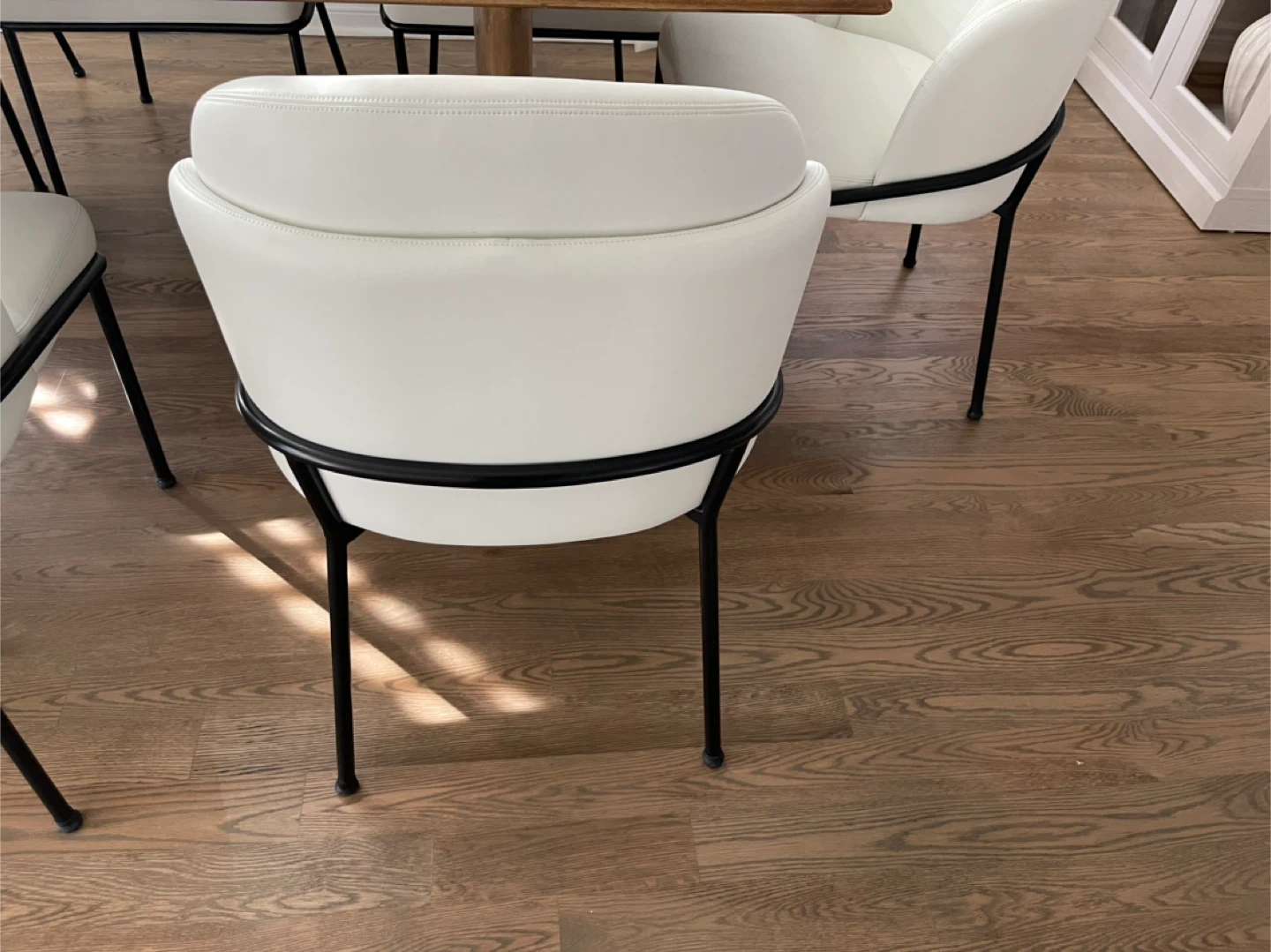 Set of 8 Solana Dining Chairs - Eggshell - photo 4