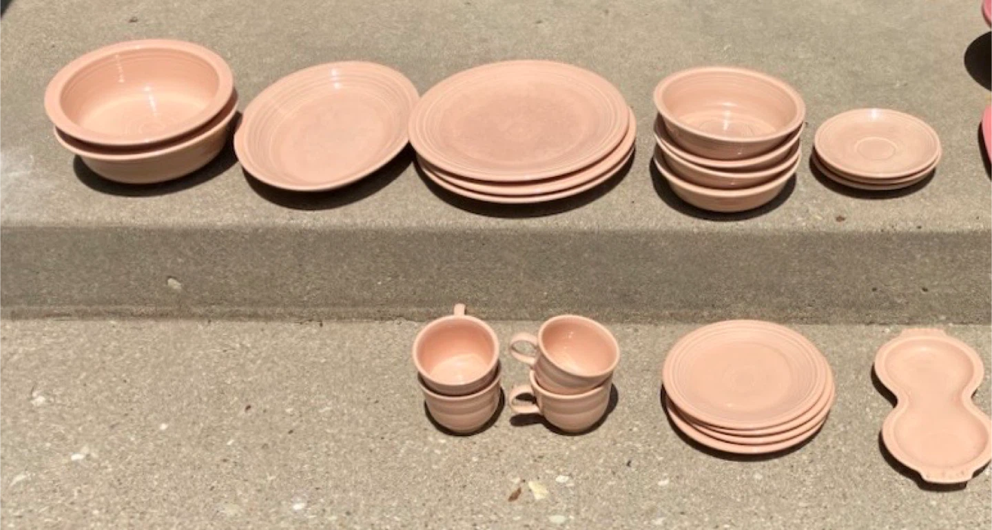 Pink Fiesta Ware Dishes and Serving Ware. - photo 2