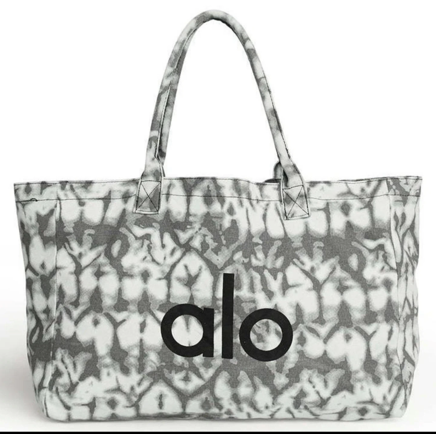 Brand new ALO Yoga Gray Tiedye yoga bag Iconic Shopper Tote Bag - photo 3
