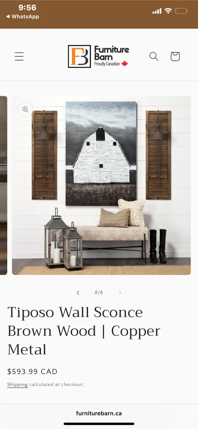 Rustic Industrial Wall Sconce image indicator(8)