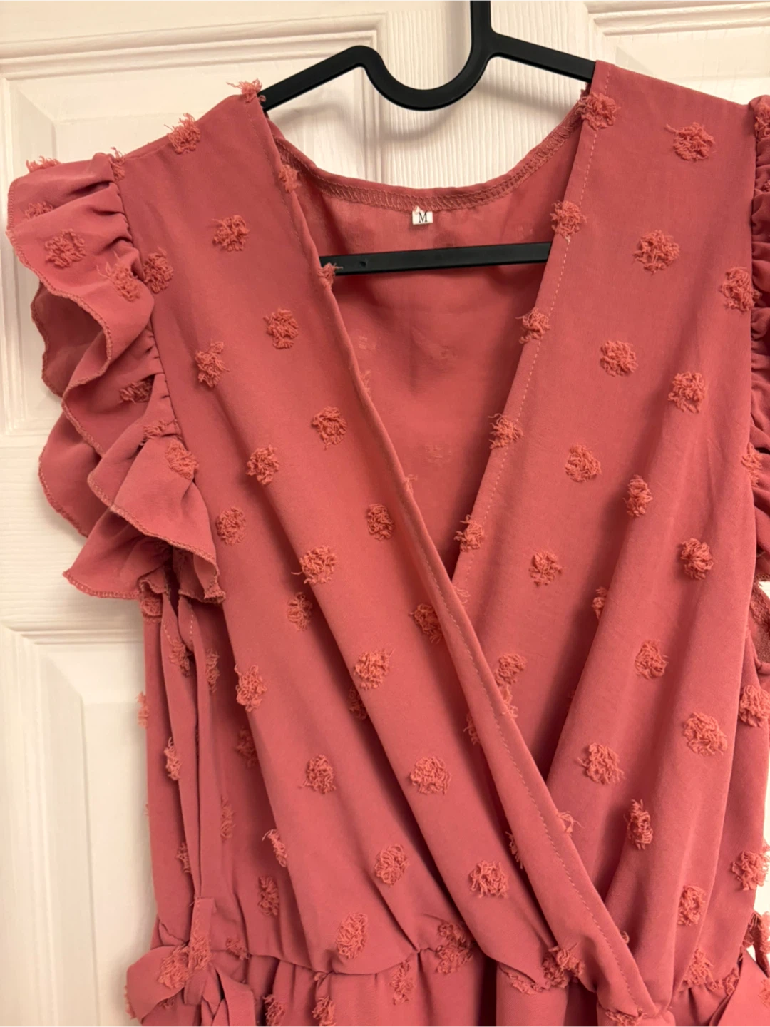 Brand new Women Deep V Neck Ruffle Sleeve Max - photo 5