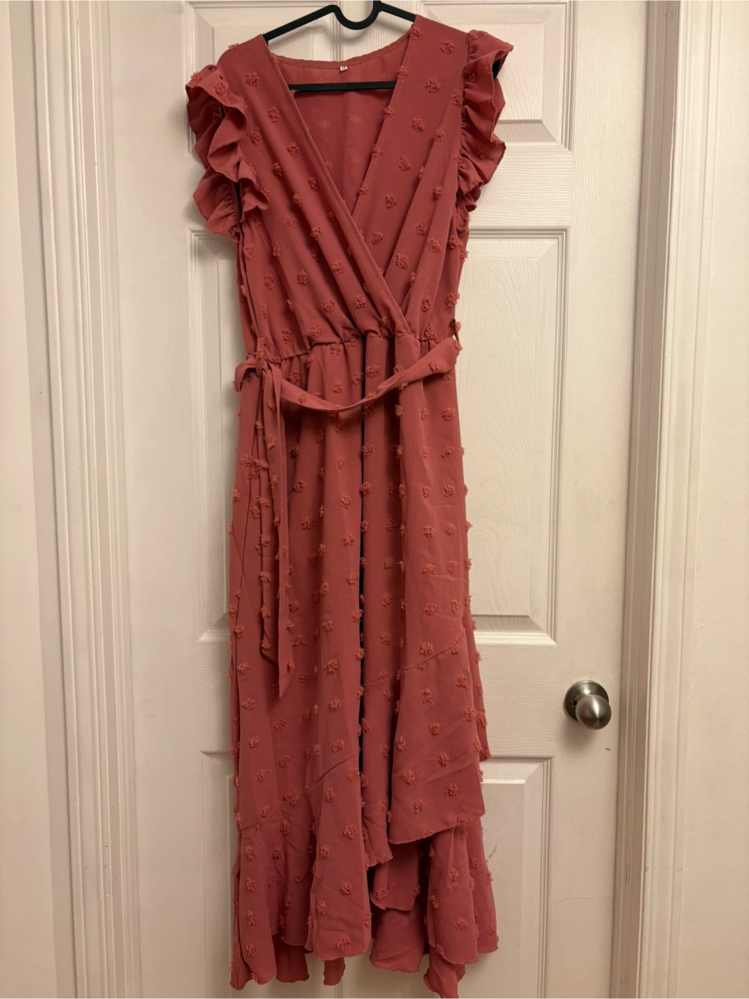 Brand new Women Deep V Neck Ruffle Sleeve Max - photo 4