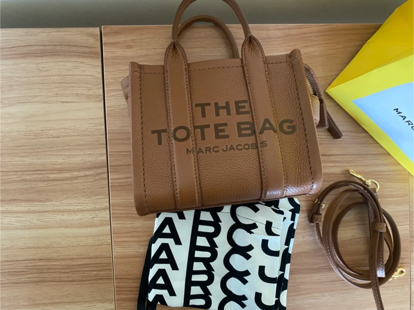 Marc Jacobs The Leather Mini Tote Bag thumbnail