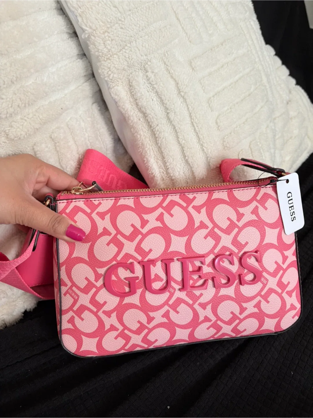 Tommy and Guess Pink Crossbody Bag image indicator(4)