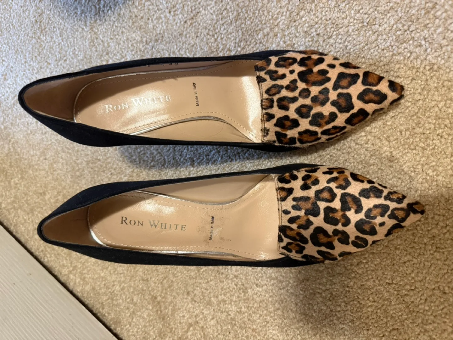 New Ron white heels thumbnail