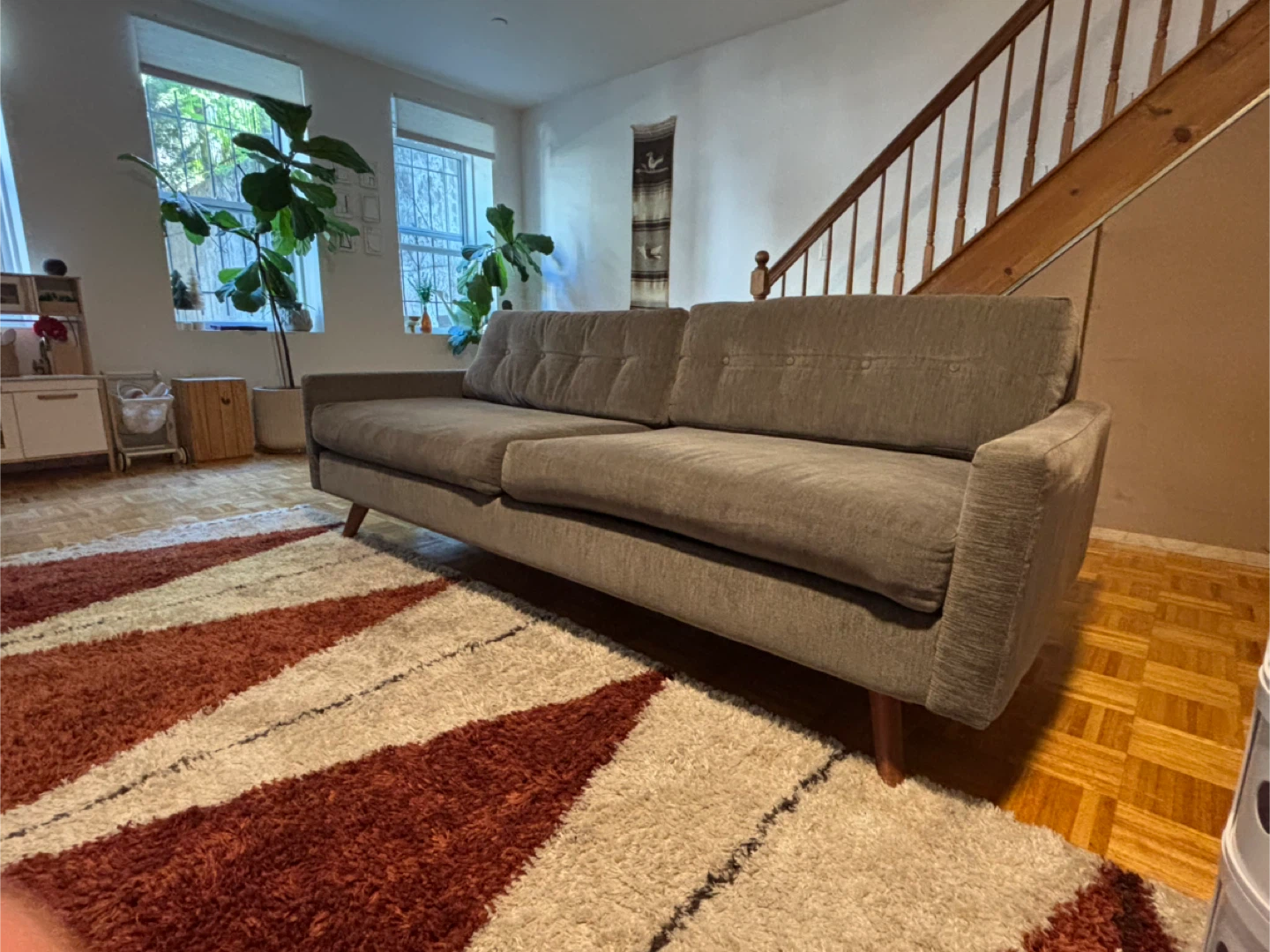 Joybird Bentley Sofa in Pewter
