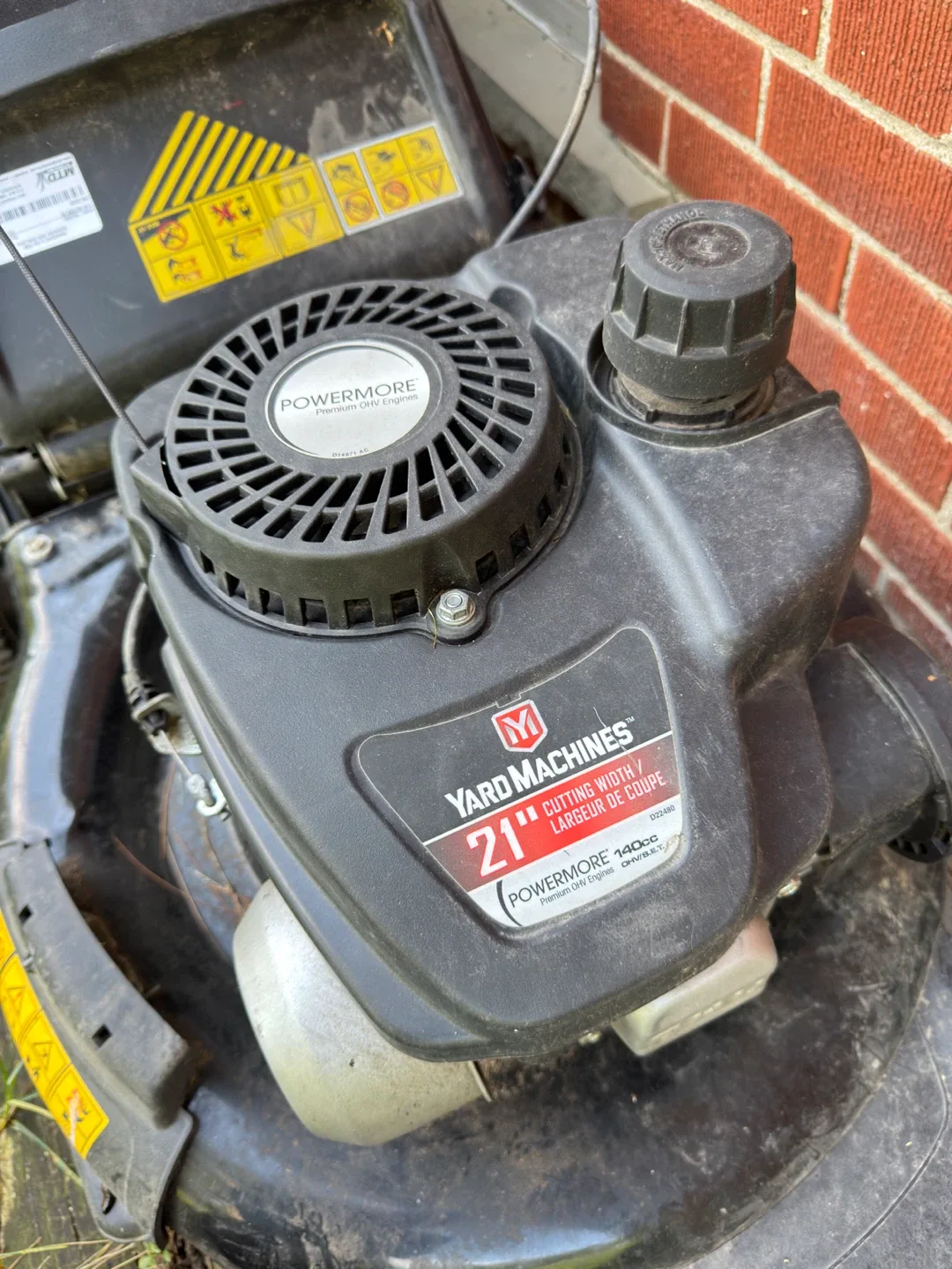 Yard Machines 21" Lawn Mower image indicator(2)