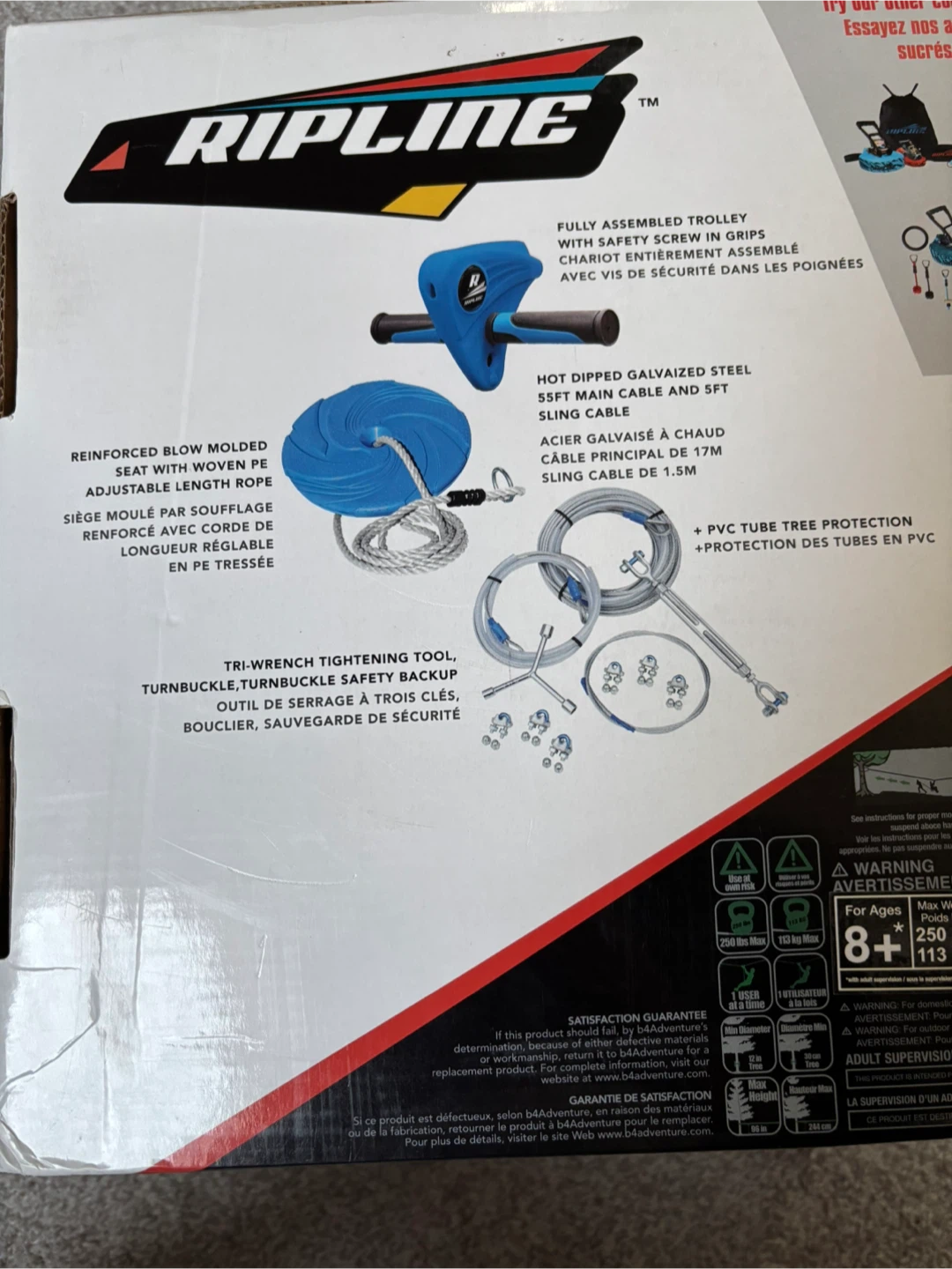 New Ripline Ninja Zipline Kit 50 ft - photo 2