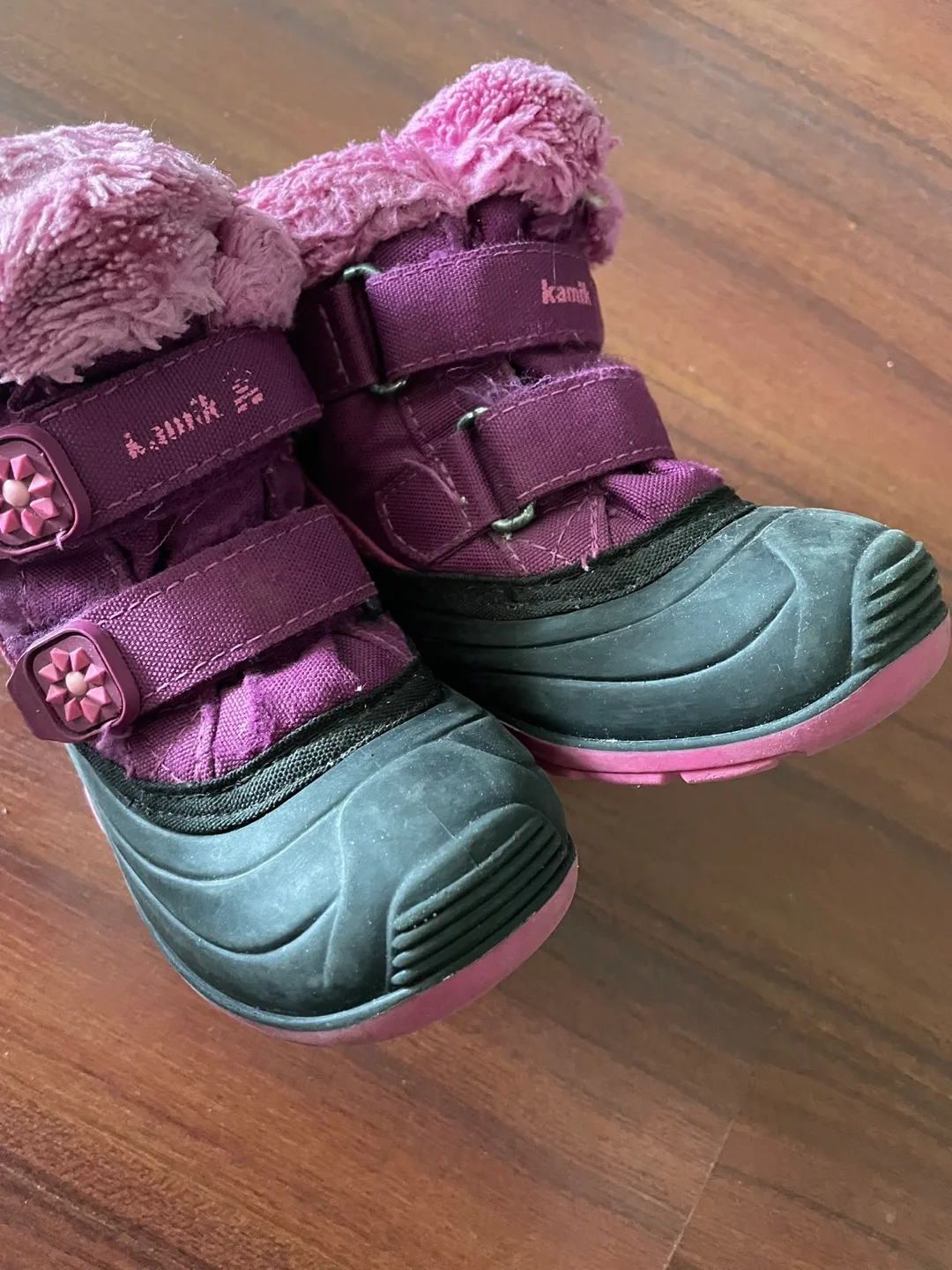 Kamik Purple Winter Boots - Size 7 thumbnail