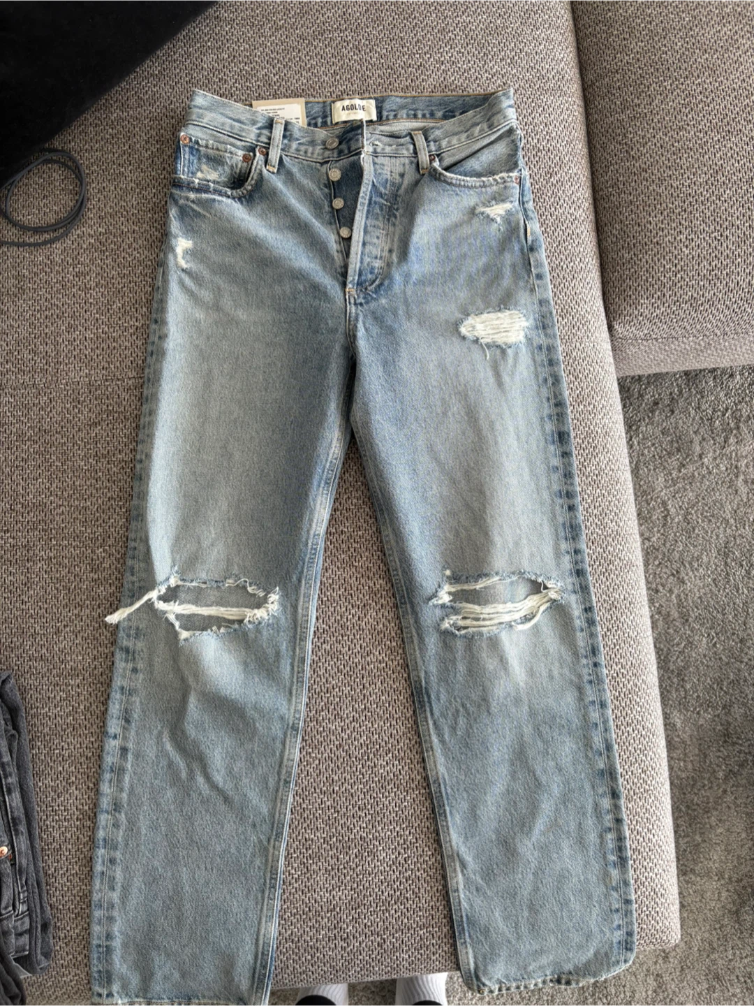 AGOLDE 90's Mid Rise Loose Fit Jeans - Size 25 - photo 2
