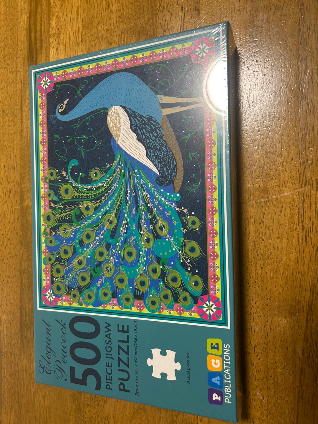 Peacock 500 Piece Jigsaw Puzzle (New)