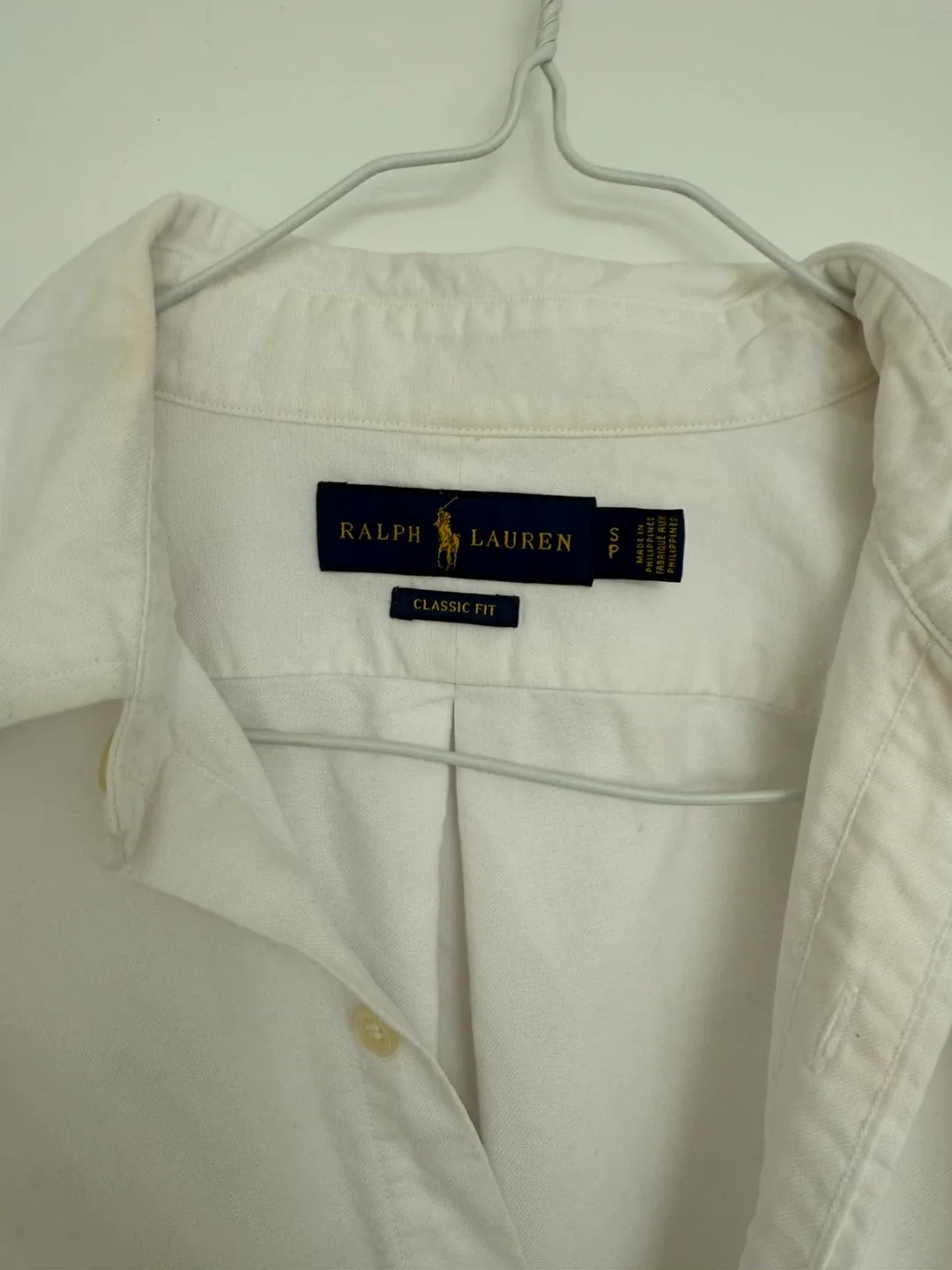 Ralph Lauren Classic Fit White Shirt - S image indicator(3)