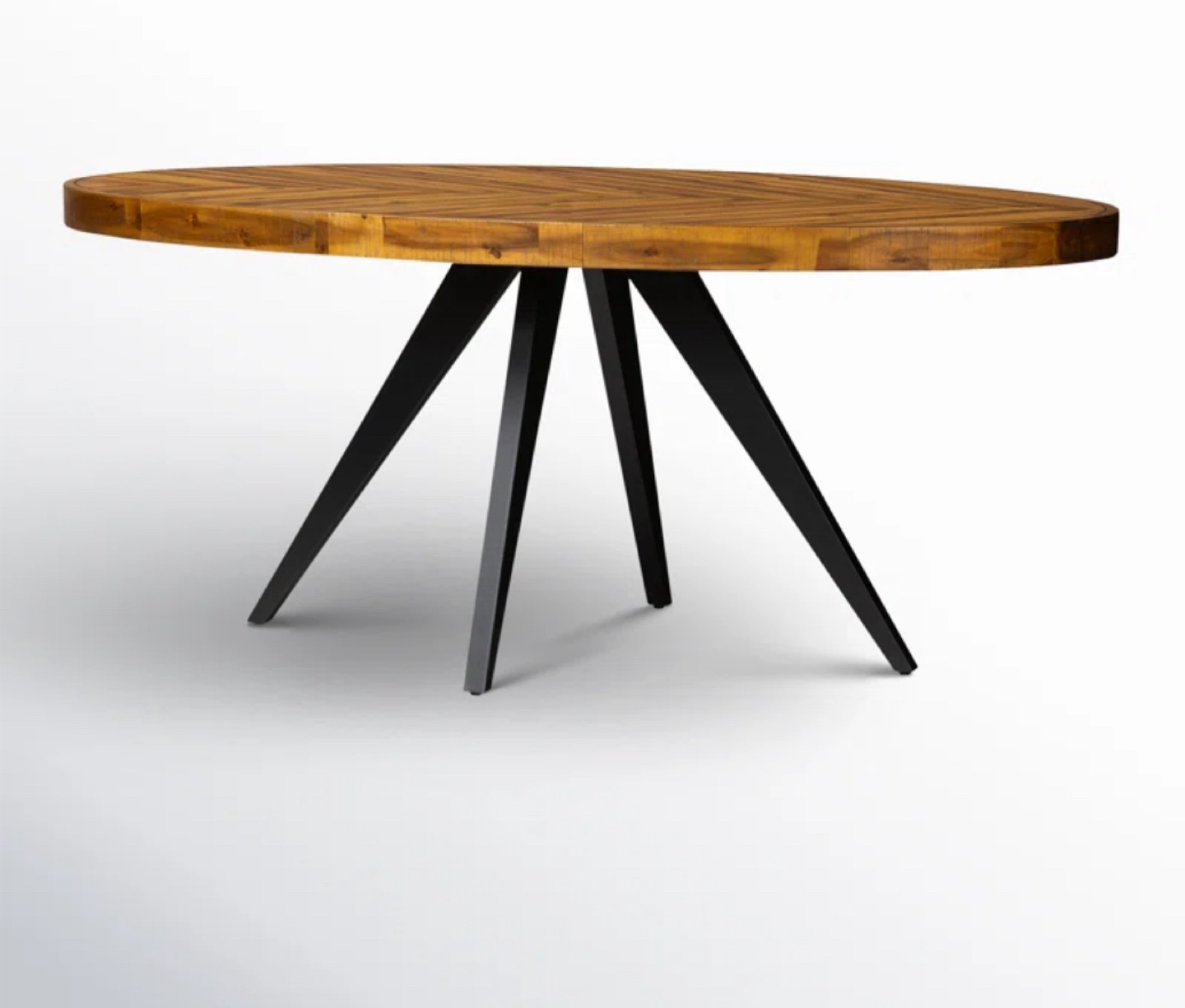 Oval Wood Dining Table
