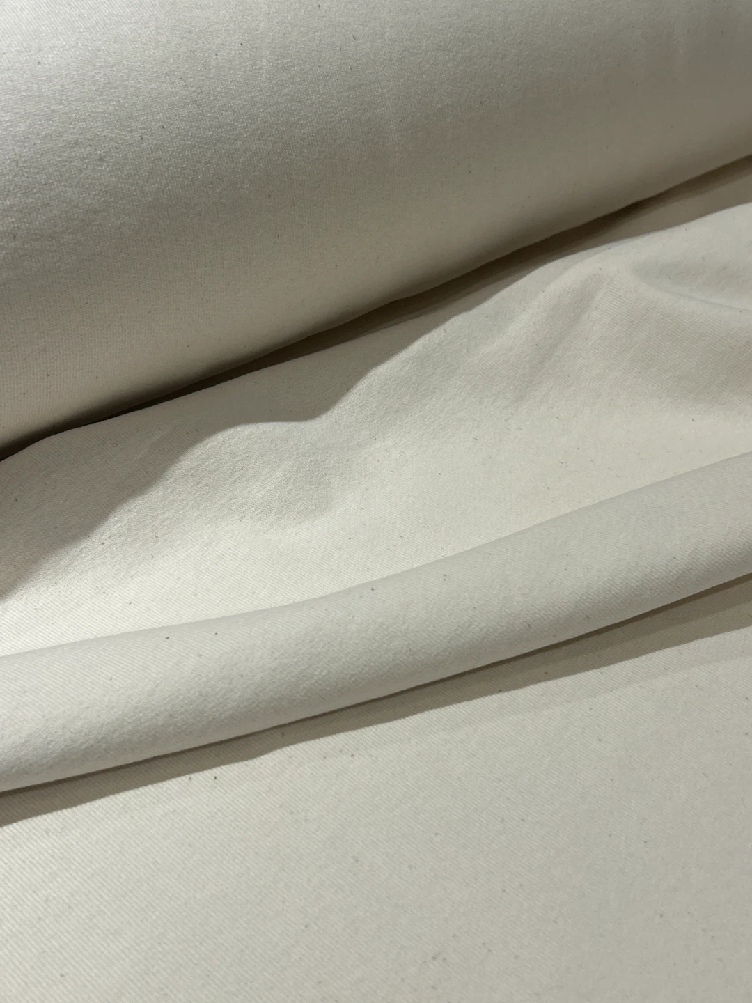 Natural Cotton Fleece Fabric
