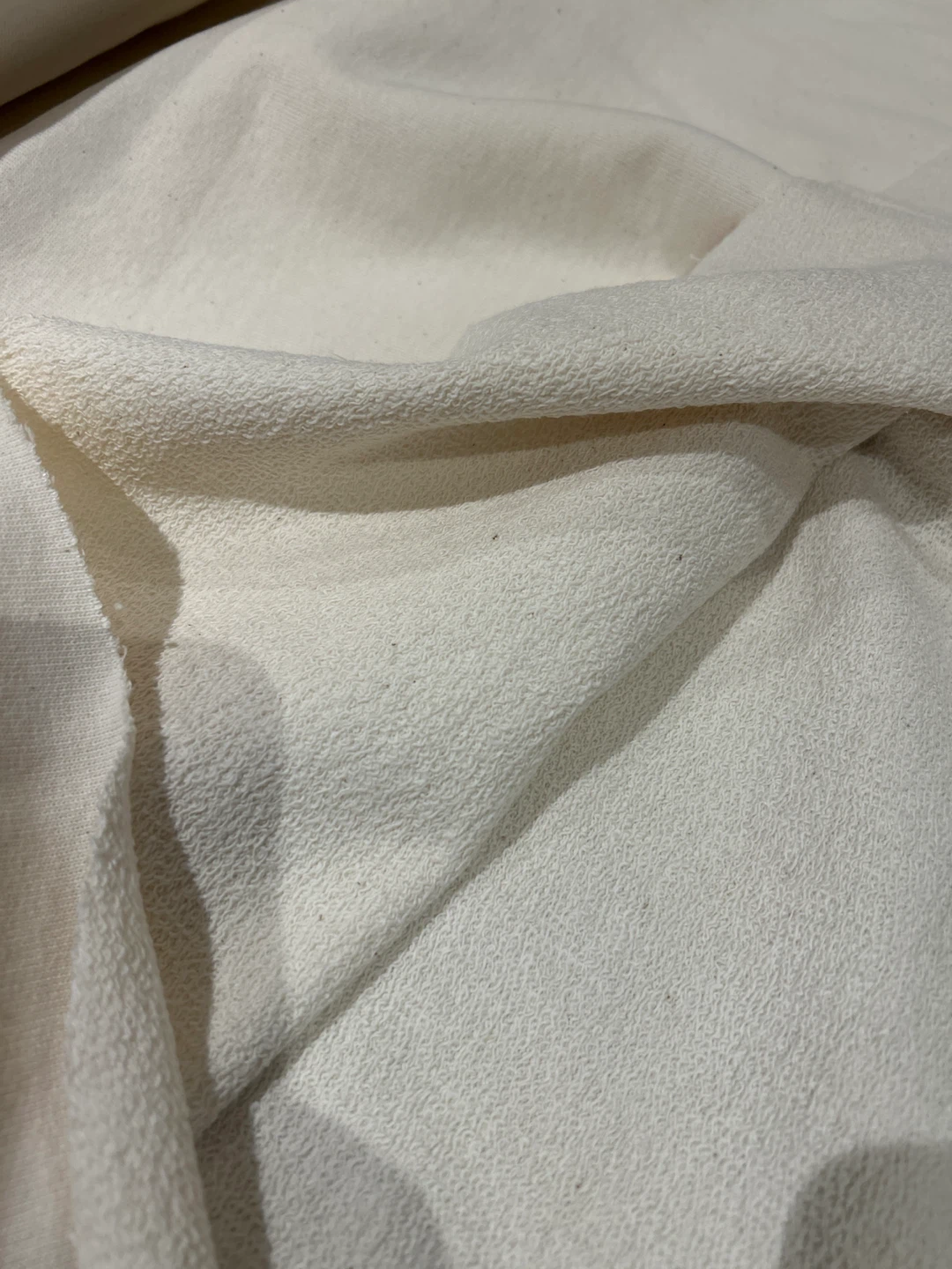 Natural Cotton Fleece Fabric - photo 3