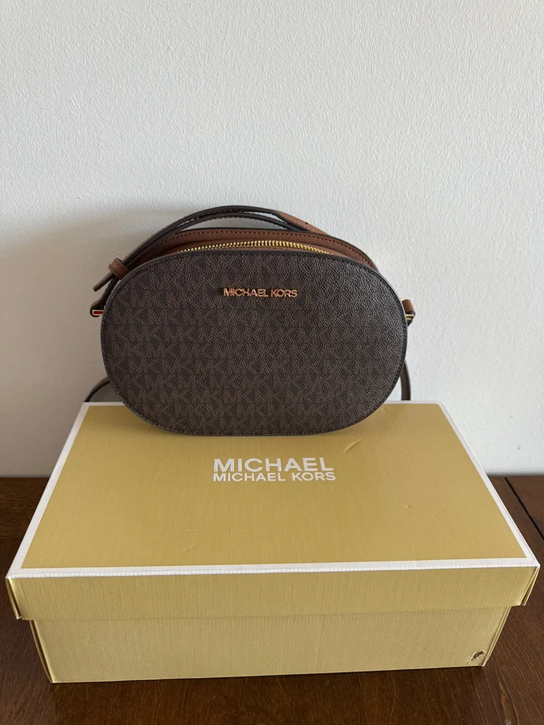 Michael Kors Brown Crossbody Bag thumbnail