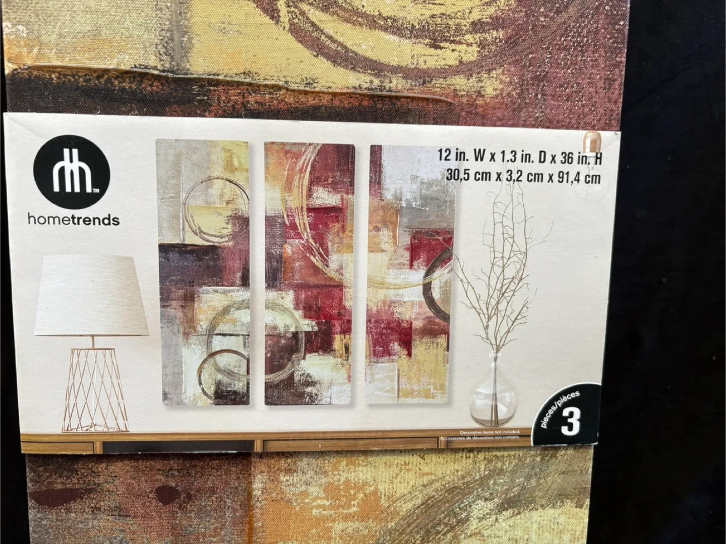 Home Trends 3-Piece Wall Decor Set - New in Box! image indicator(4)