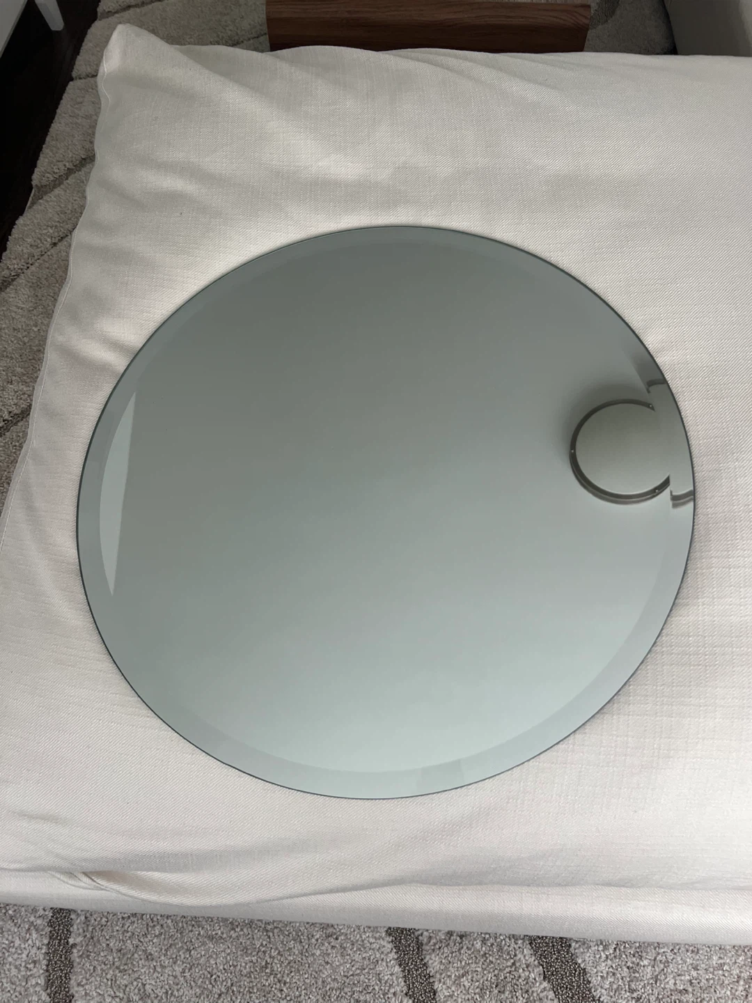 Frameless Round Mirror - 24 inch