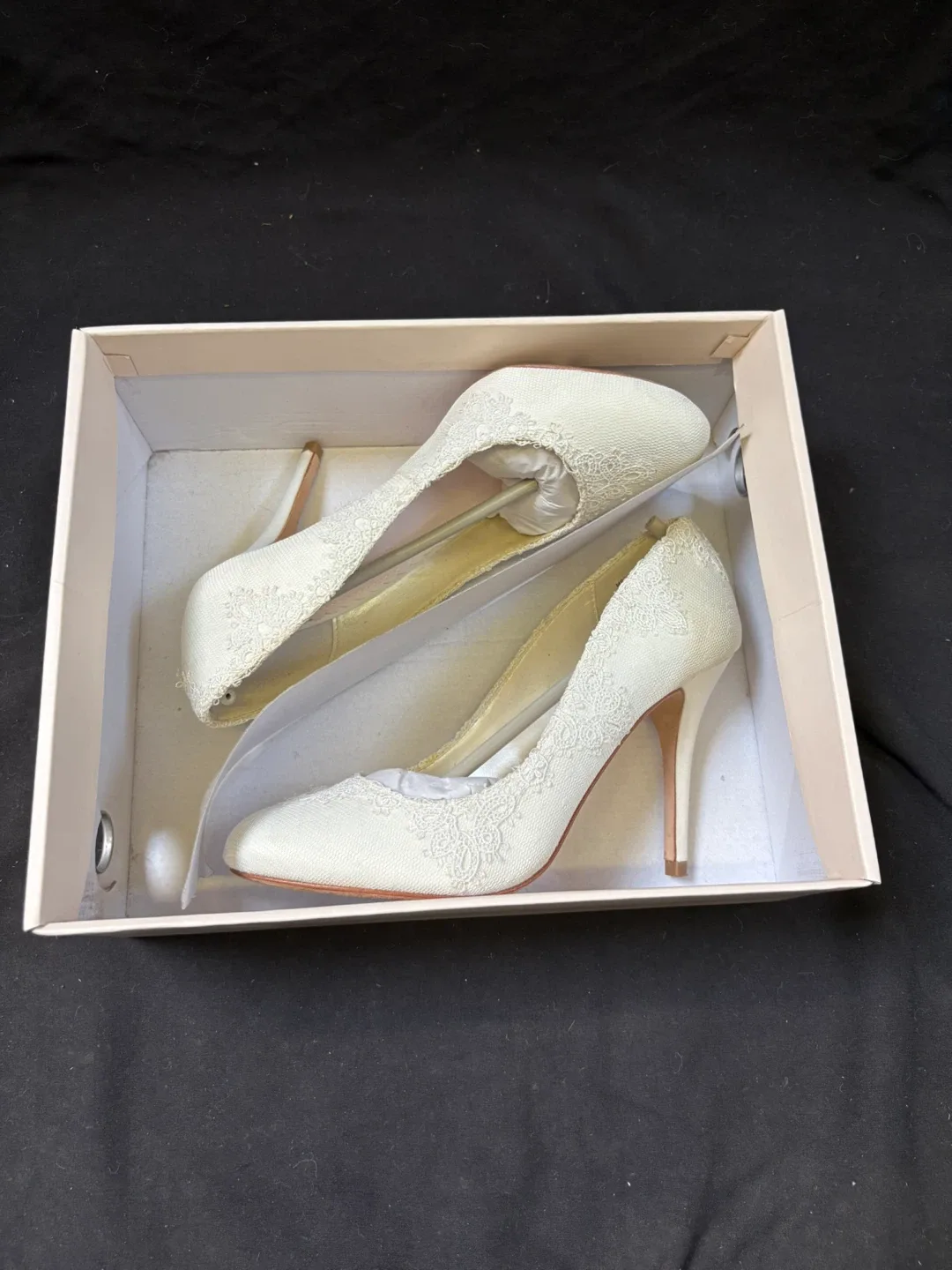 Melissa & Sweet White Heels - Size 6M image indicator(8)