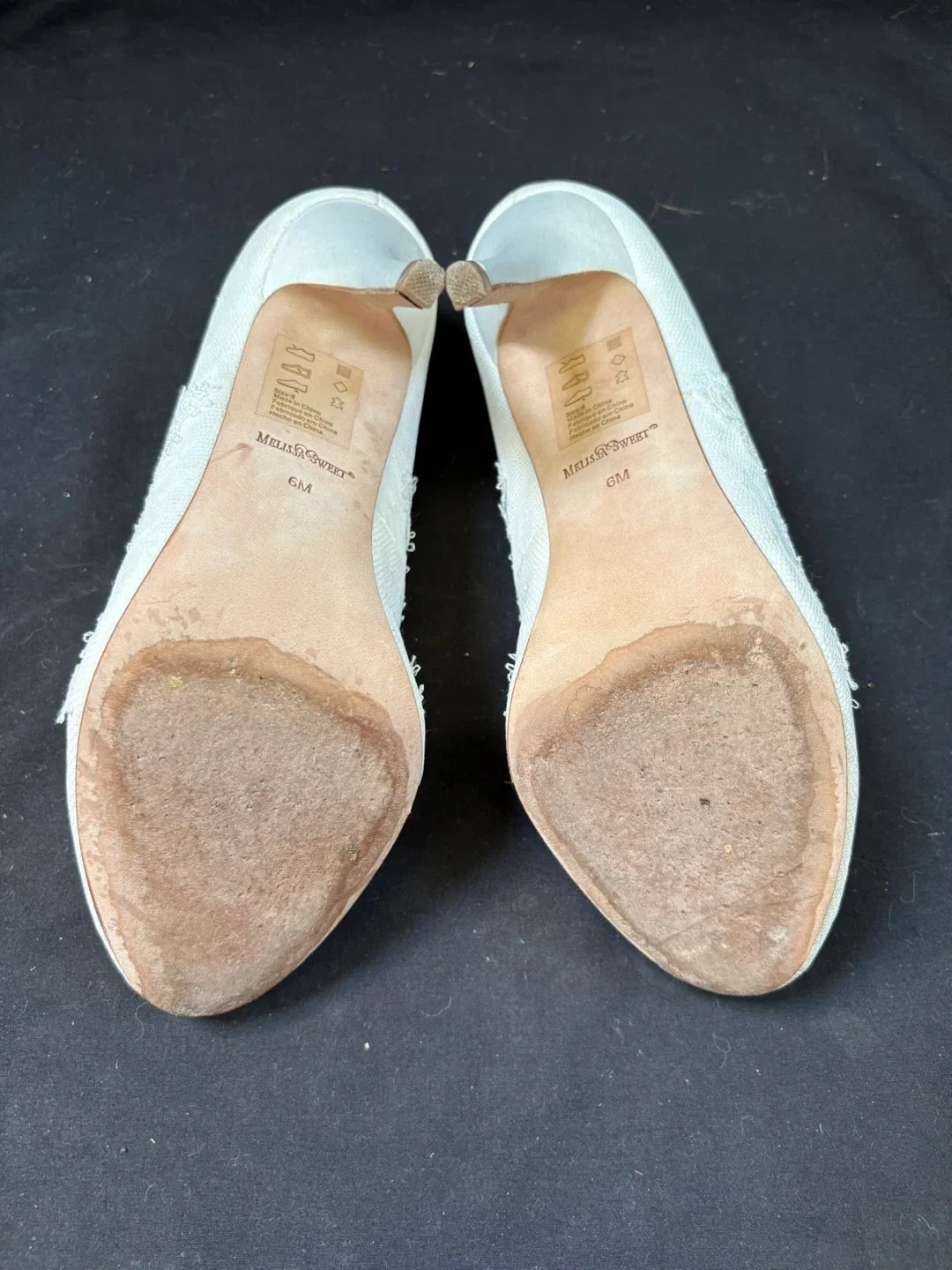 Melissa & Sweet White Heels - Size 6M image indicator(7)