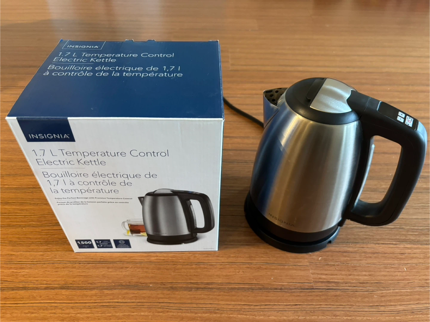 Insignia 1.7L Temperature Control Electric Kettle - photo 4