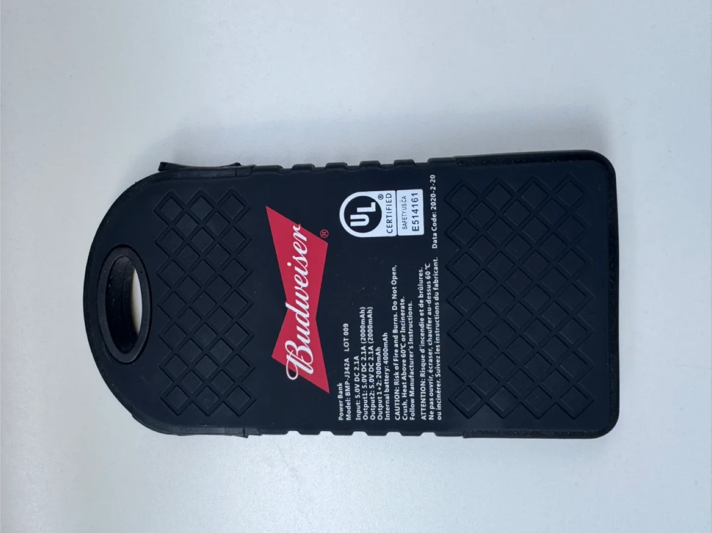 Budweiser BMP-J342A USB and Solar Power Bank image indicator(2)