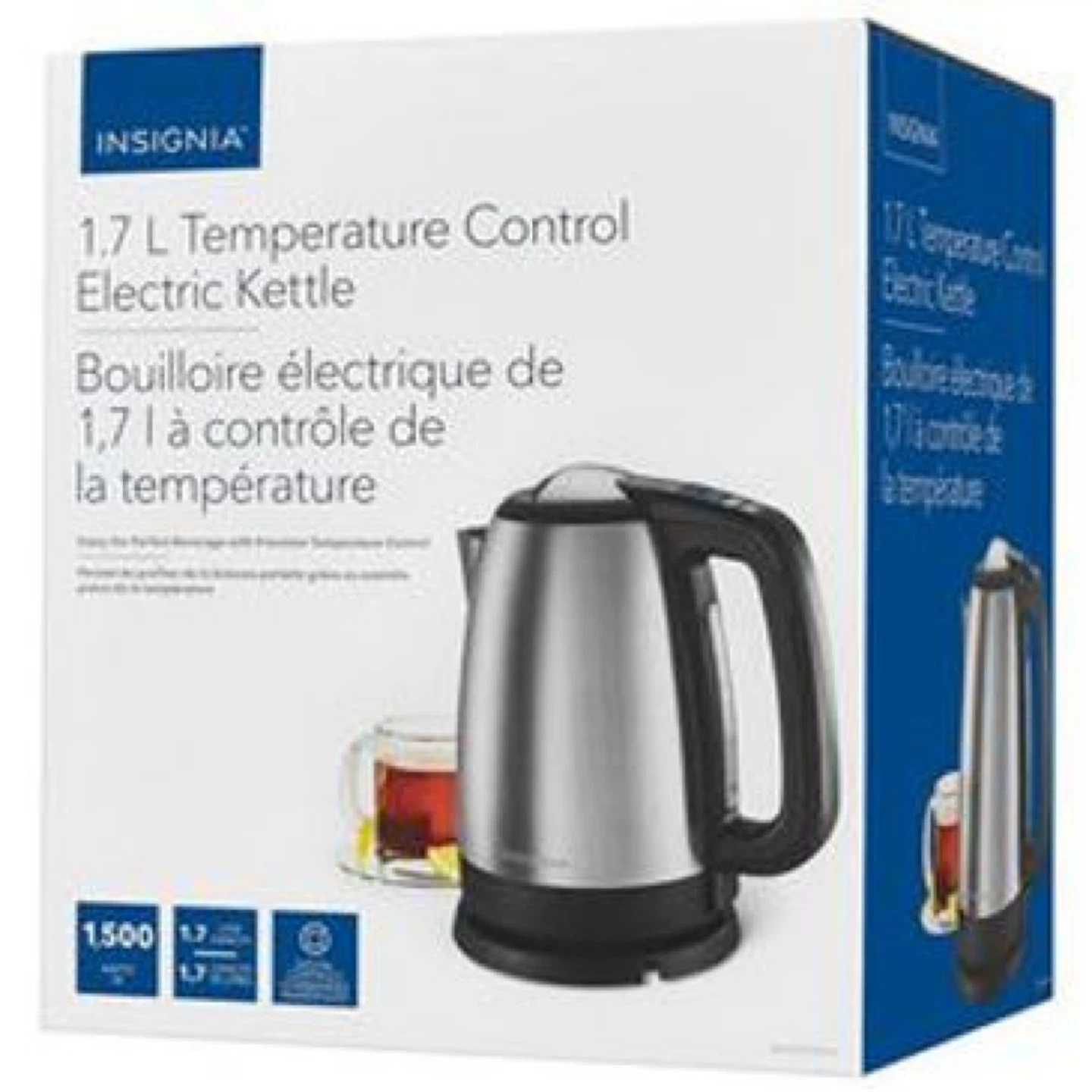 Insignia 1.7L Temperature Control Electric Kettle