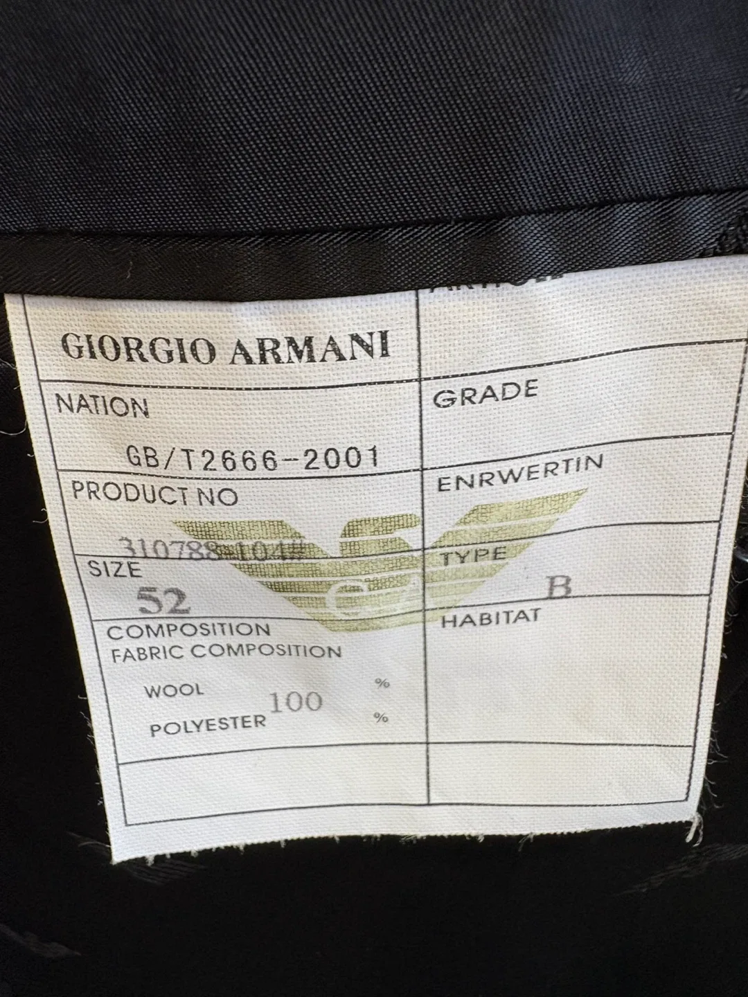 Giorgio Armani Le Collezioni Suit, Size 52 image indicator(4)