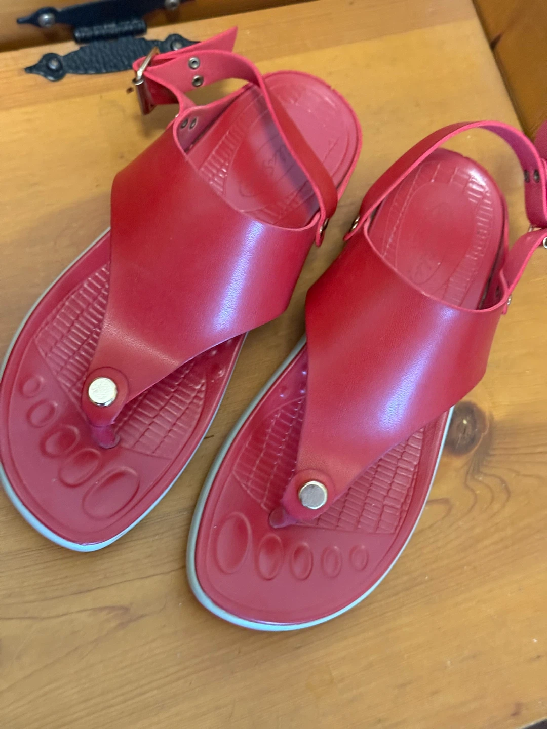 Red Sandals