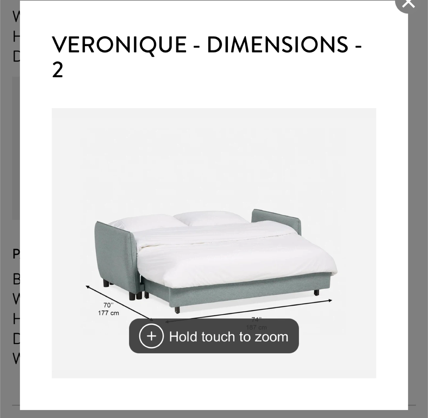 Structube Veronique Contemporary Sofa-bed - photo 4
