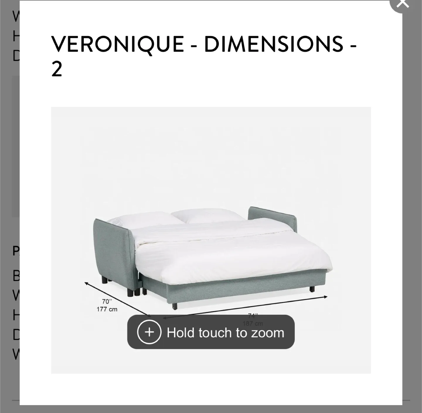 Structube Veronique Contemporary Sofa-bed image indicator(4)