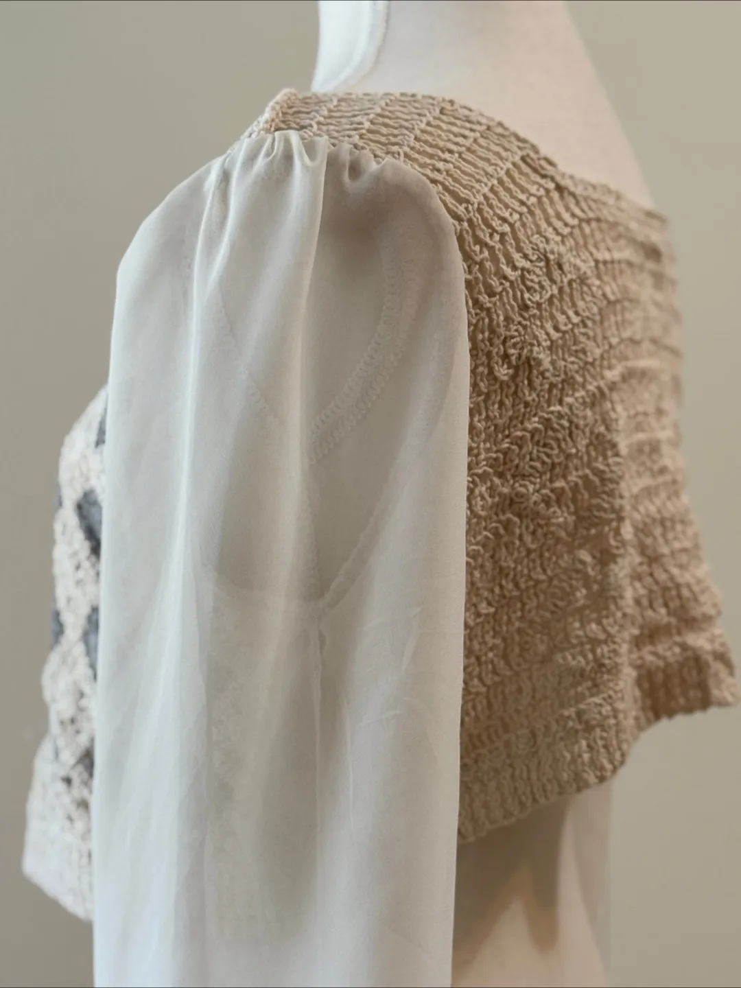 Vintage Crochet Knit Top image indicator(6)