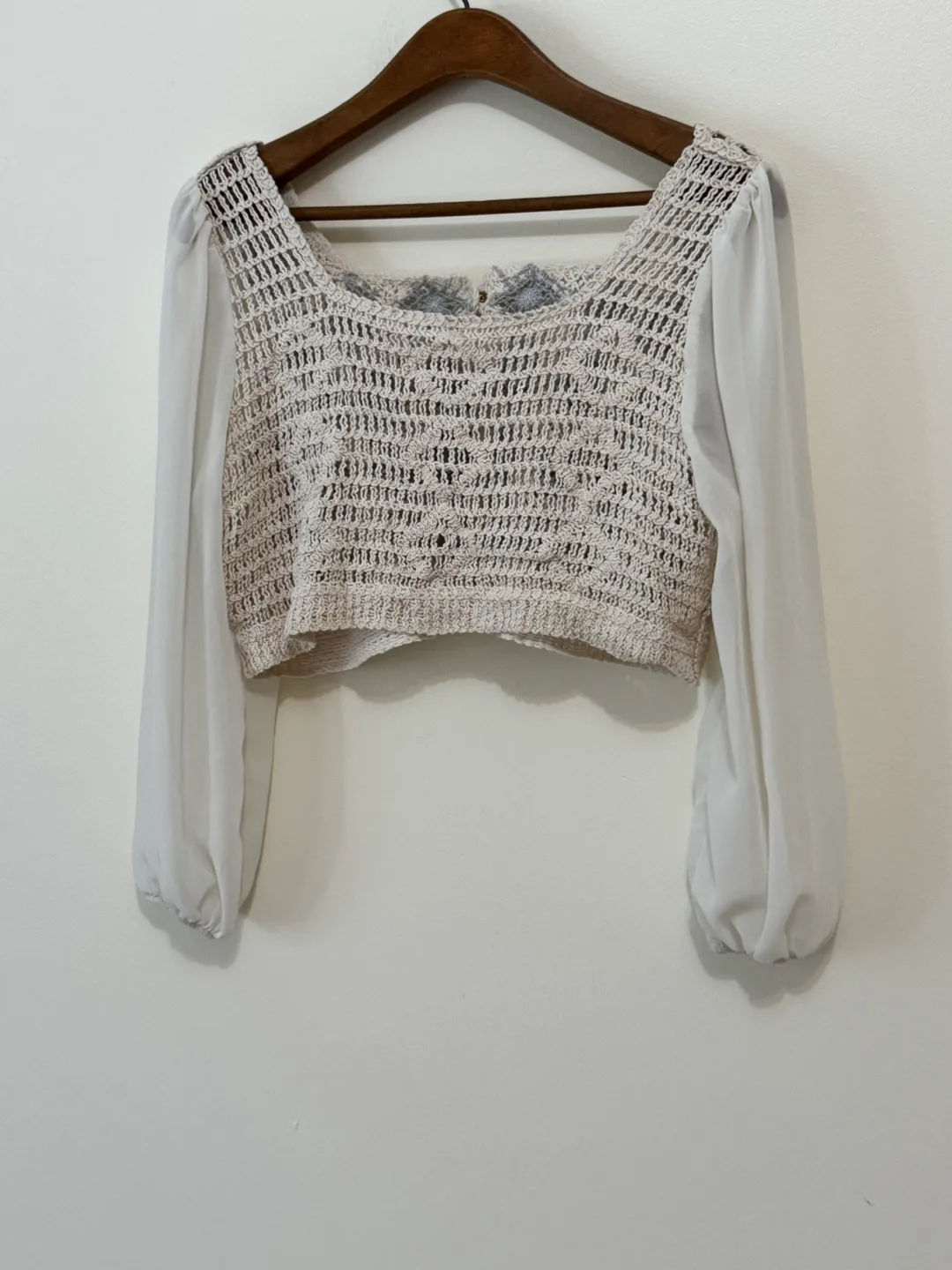 Vintage Crochet Knit Top image indicator(10)