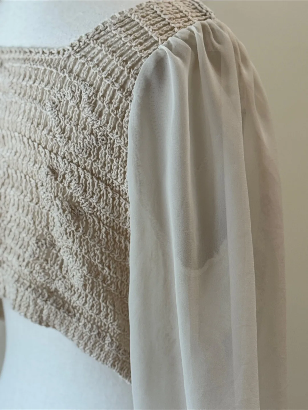 Vintage Crochet Knit Top image indicator(7)