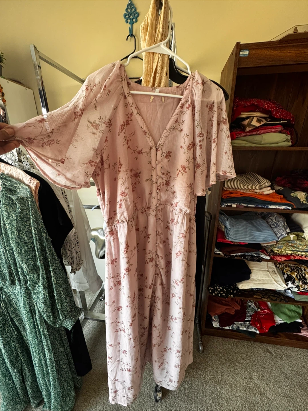 Brand new Floral pink dress - Size XL