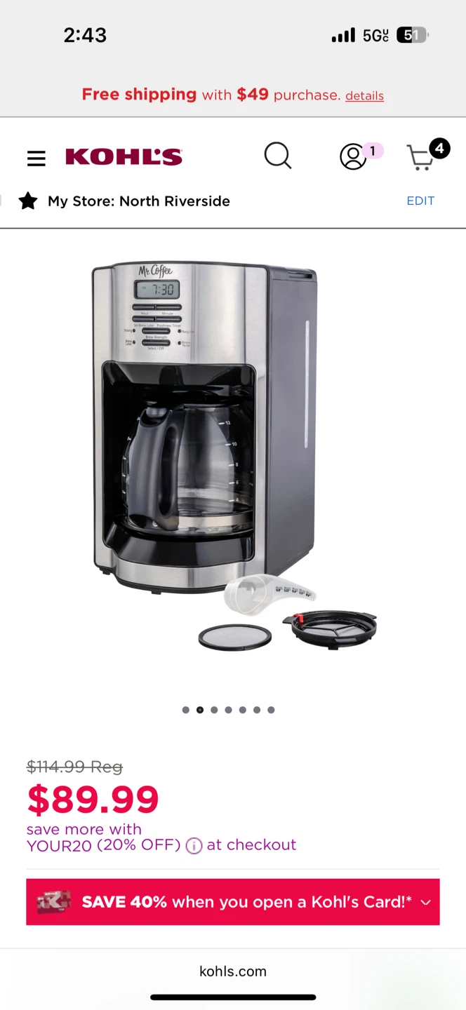 Mr. Coffee 12-Cup Programmable Coffee Maker - photo 2
