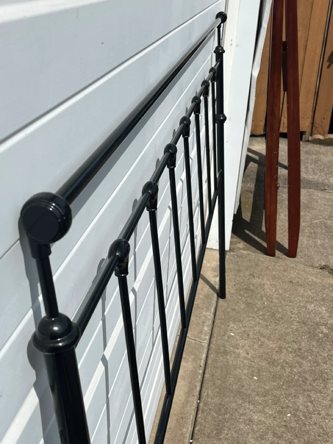 Wayfair Black Metal King Bed Frame (Complete) image indicator(3)