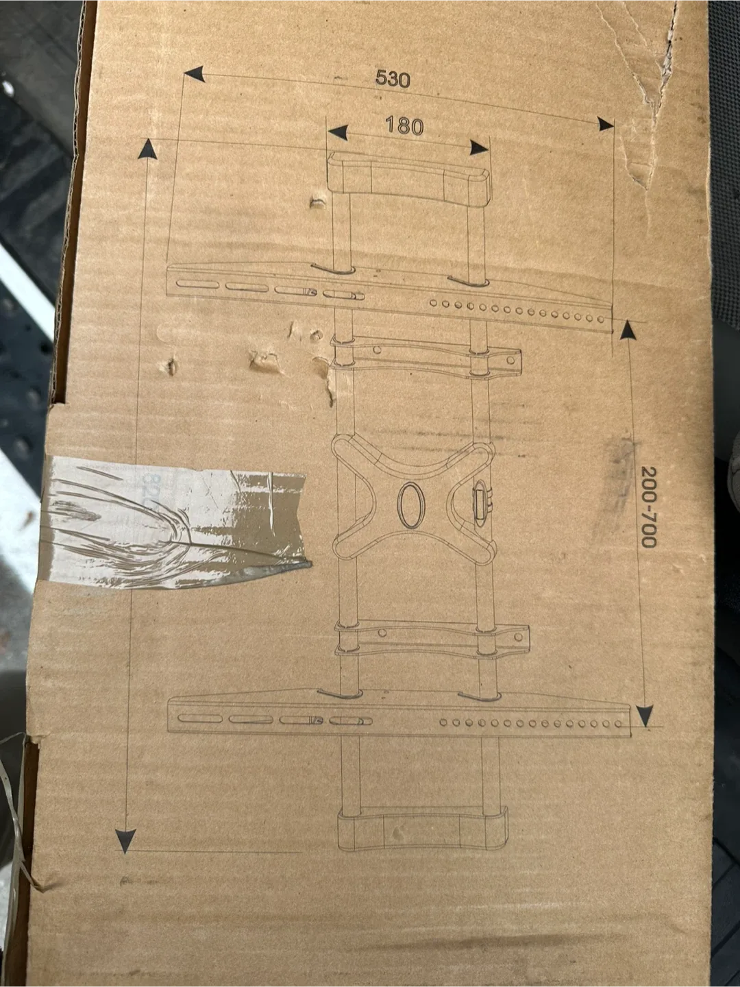 37-70" Flat Panel TV Bracket image indicator(2)