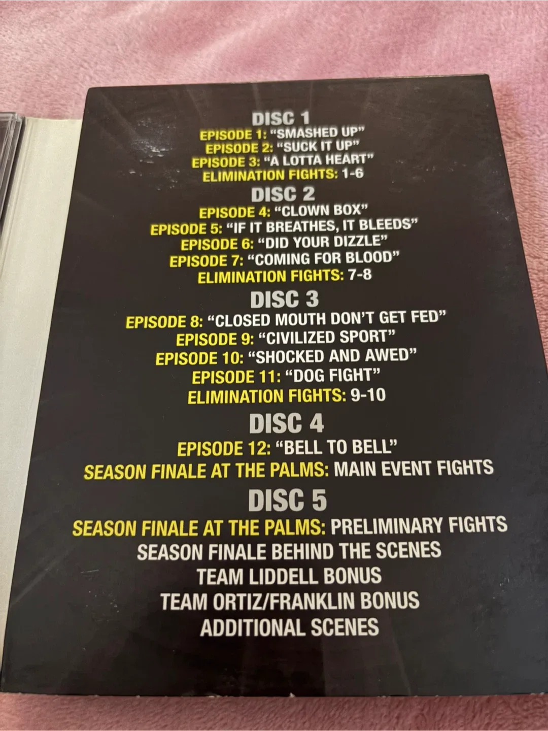 UFC The Ultimate Fighter: Team Liddell vs Team Ortiz DVD image indicator(4)