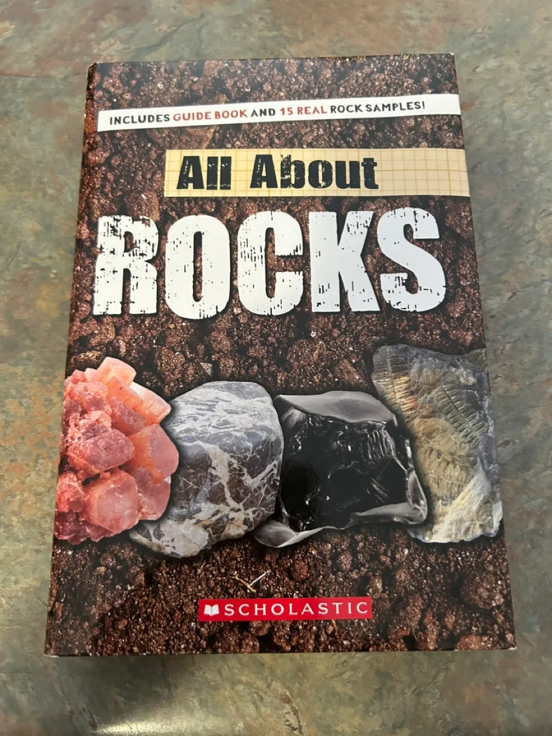 All About Rocks Kit with Guide Book & 15 Real Rock Samples thumbnail