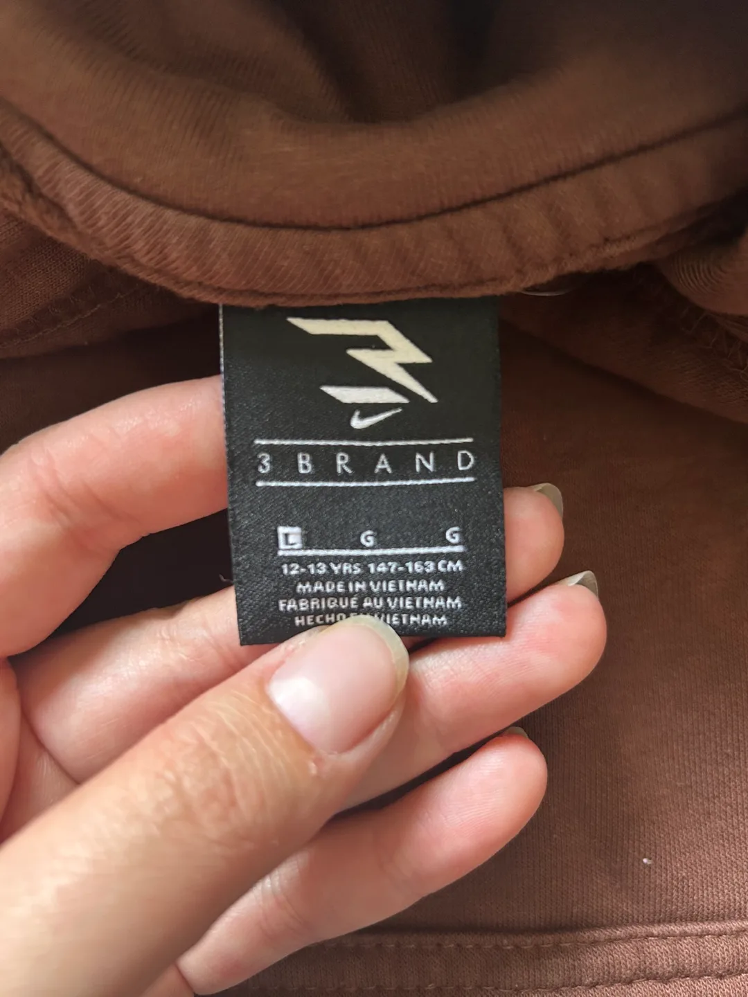 Nike 3 Brand Kids' Hoodie - Size L (12-13 Yrs) image indicator(2)