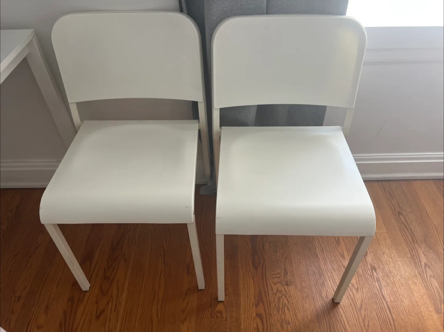 IKEA TEODORES White Chair thumbnail