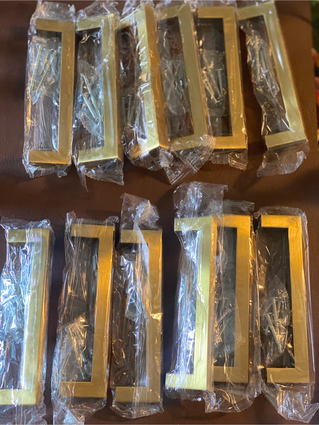 New Gold Drawer Pulls - Set of 12