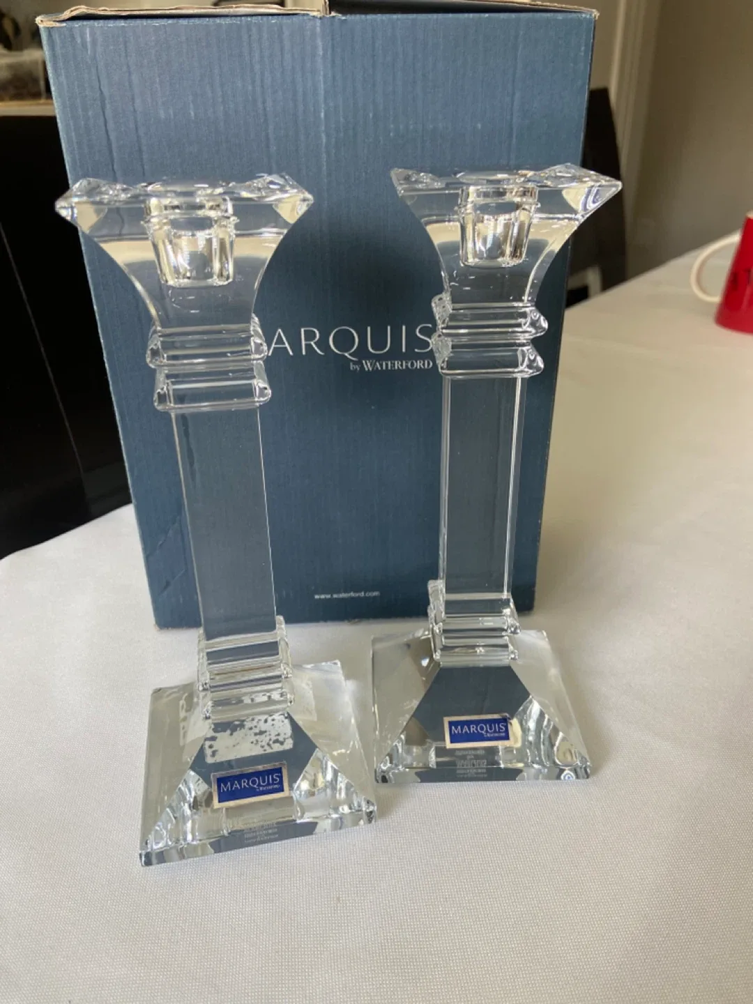 Marquis by Waterford Crystal Candlestick Pair image indicator(2)
