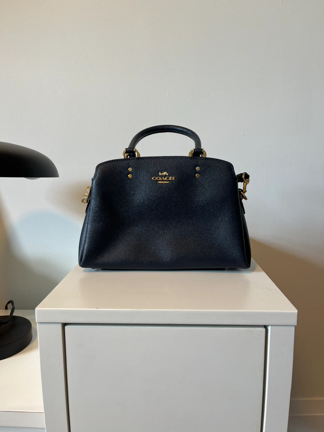 Coach Lillie Carryall Handbag - Midnight Blue