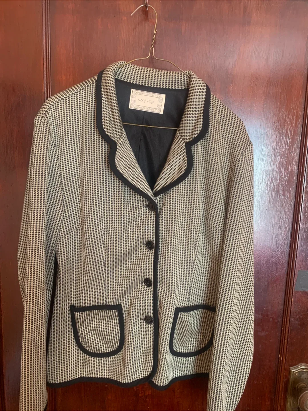 Knit blazer thumbnail