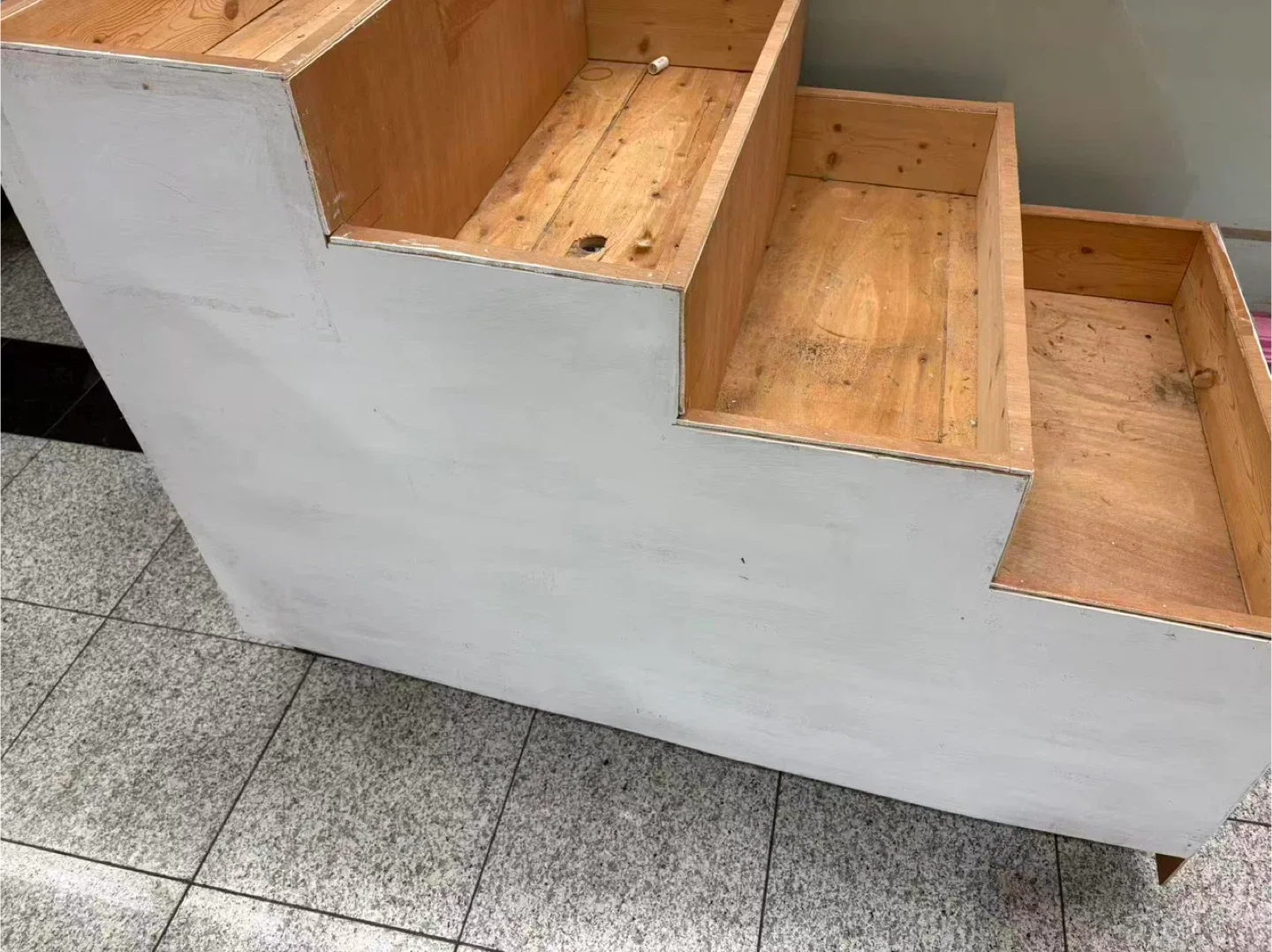 Wooden Step Display Shelf thumbnail