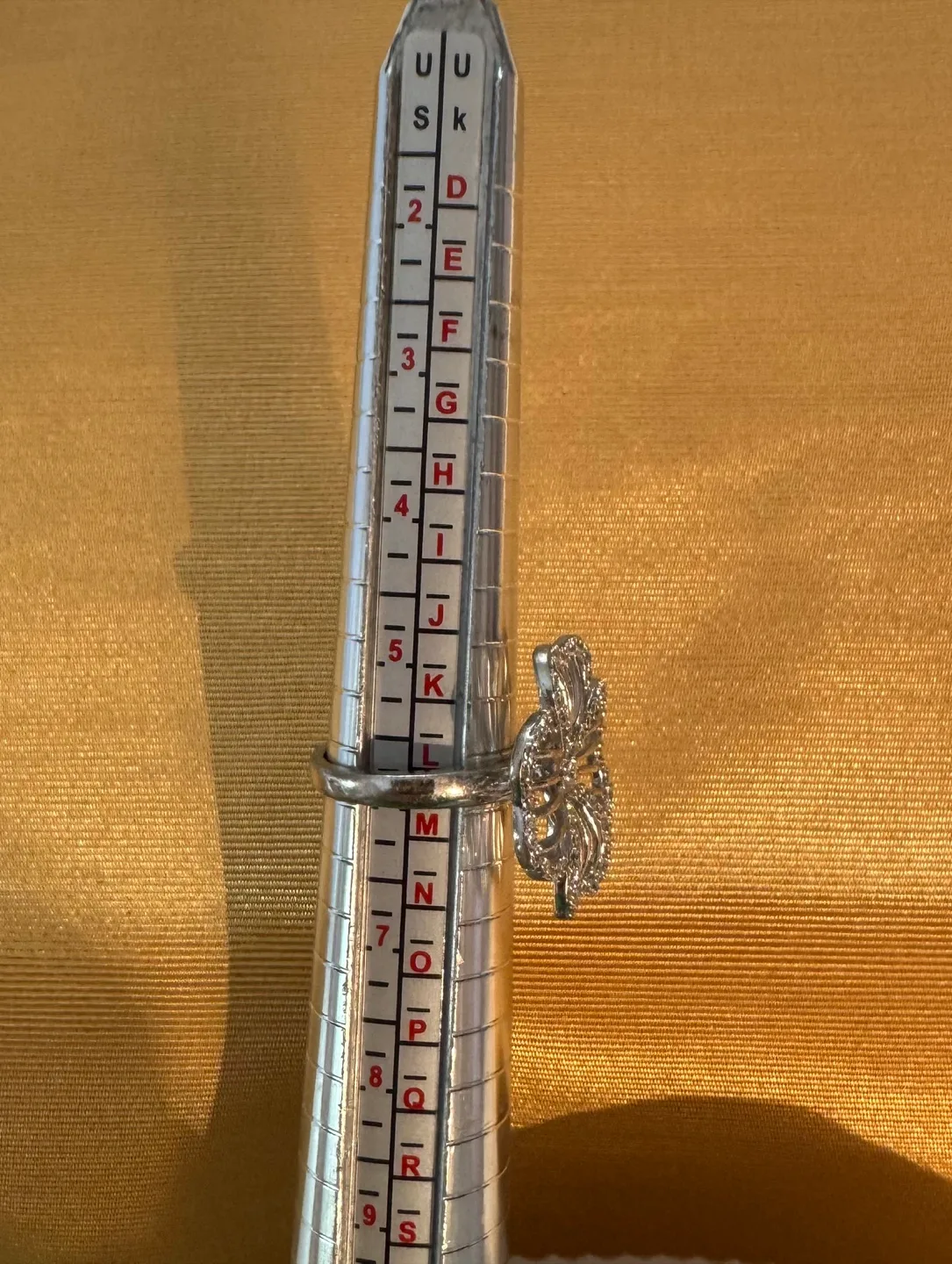 925 Sterling Silver Delicate Lace Flower Ring, Clear stones image indicator(10)