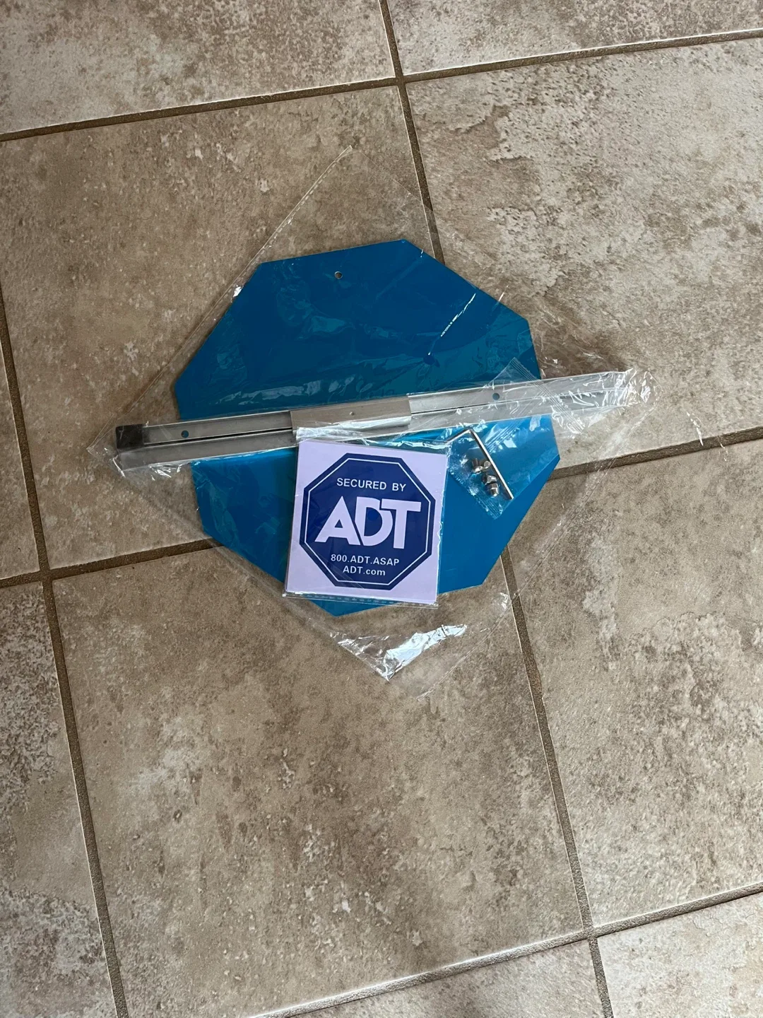 ADT Security Sign - and window stickers New in Package image indicator(2)